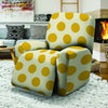 Yellow White Polka Dot Recliner Cover-grizzshop