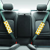 Yellow White Polka Dot Seat Belt Cover-grizzshop