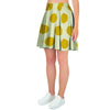 Yellow White Polka Dot Women's Skirt-grizzshop