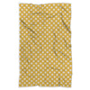 Yellow White Polka dot Pattern Print Throw Blanket-grizzshop