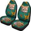 Yellow cat Car Seat Cover-grizzshop