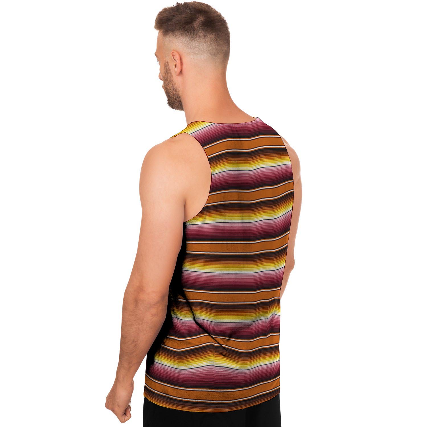 Yellow Mexican Baja Men's Tank Tops-grizzshop