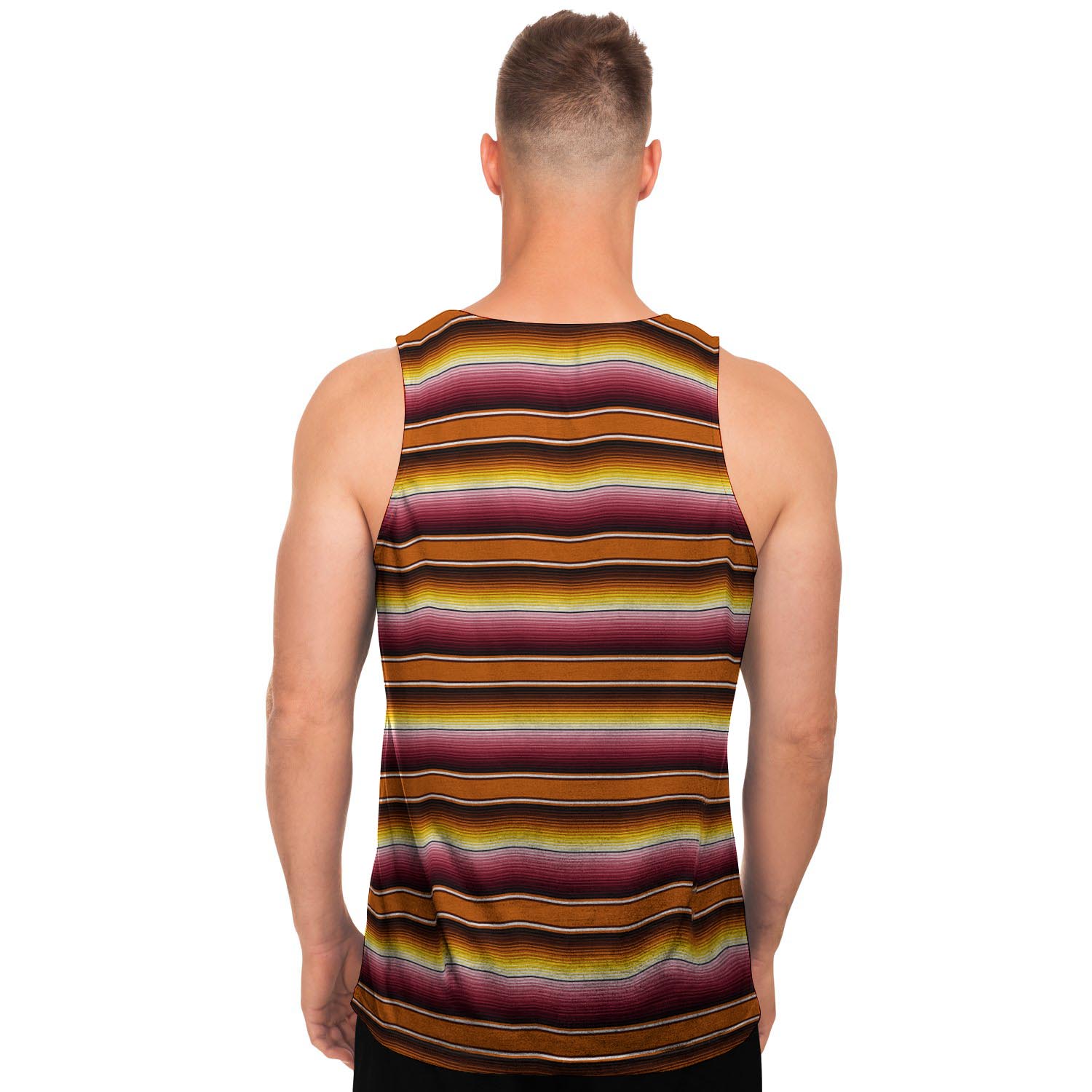 Yellow Mexican Baja Men's Tank Tops-grizzshop