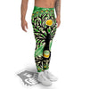 Yggdrasil Moon And Sun Print Men's Leggings-grizzshop