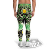 Yggdrasil Moon And Sun Print Men's Leggings-grizzshop