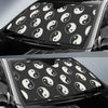 Yin Yang Black Pattern Print Car Sun Shade-grizzshop