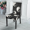 Yin Yang Black Pattern Print Chair Cover-grizzshop