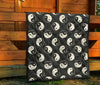 Yin Yang Black Pattern Print Quilt-grizzshop