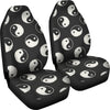 Yin Yang Black Pattern Print Universal Fit Car Seat Covers-grizzshop