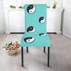 Yin Yang Blue Pattern Print Chair Cover-grizzshop