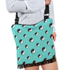 Yin Yang Blue Pattern Print Crossbody bags-grizzshop