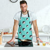 Yin Yang Blue Pattern Print Men's Apron-grizzshop