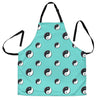 Yin Yang Blue Pattern Print Men's Apron-grizzshop