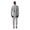 Yin Yang Mandala White And Black Print Men's Pajamas-grizzshop