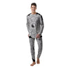 Yin Yang Mandala White And Black Print Men's Pajamas-grizzshop