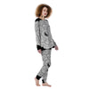 Yin Yang Mandala White And Black Print Women's Pajamas-grizzshop