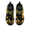 Yin Yang Moon And Sun Print Black Sneaker-grizzshop