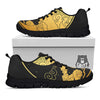 Yin Yang Moon And Sun Print Black Sneaker-grizzshop