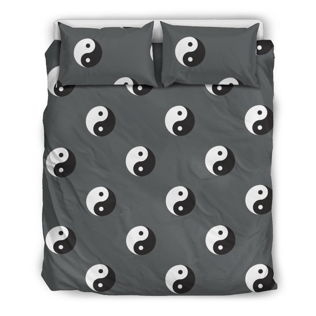 Yin Yang Pattern Print Duvet Cover Bedding Set-grizzshop