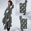 Yin Yang Pattern Print Hooded Blanket-grizzshop