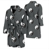 Yin Yang Pattern Print Men Long Robe-grizzshop