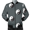 Yin Yang Pattern Print Men's Bomber Jacket-grizzshop