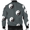 Yin Yang Pattern Print Men's Bomber Jacket-grizzshop