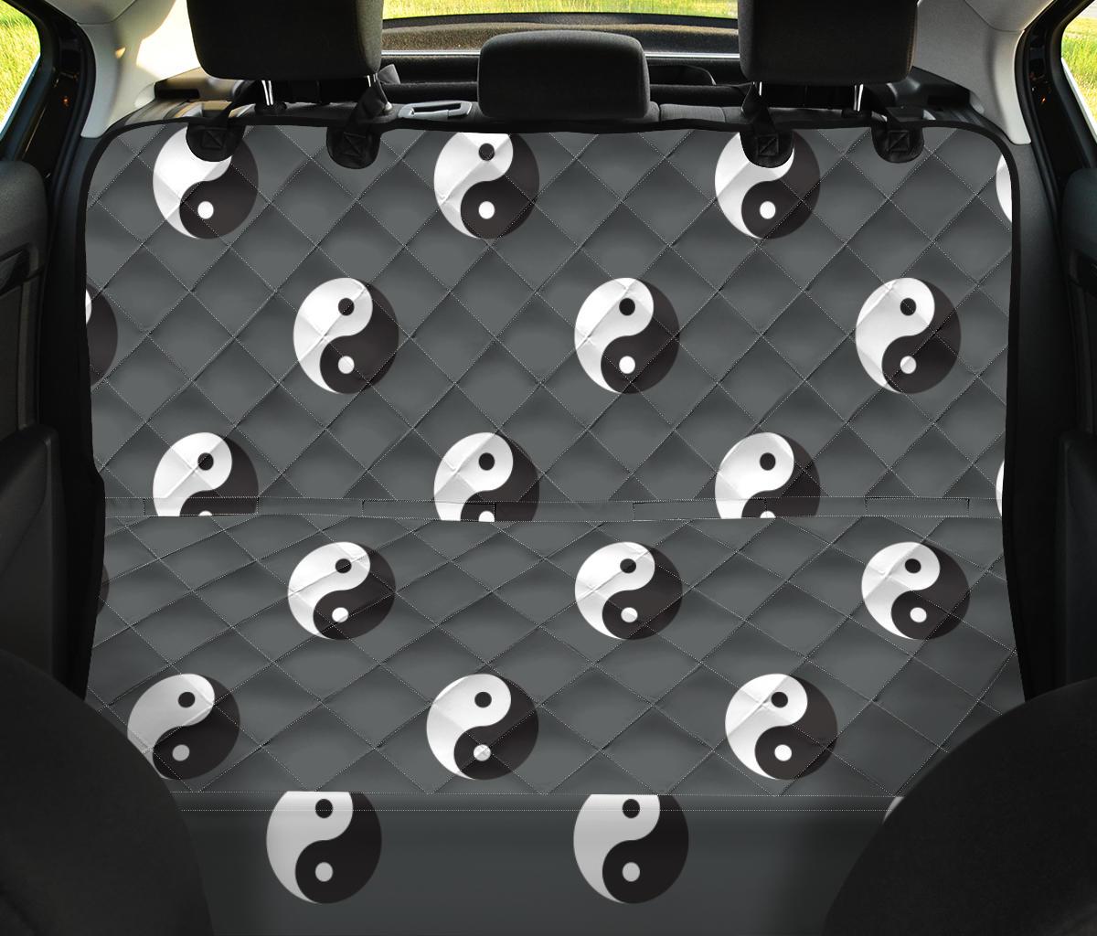 Yin Yang Pattern Print Pet Car Seat Cover-grizzshop