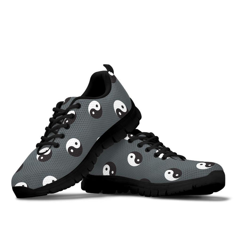 Yin Yang Pattern Print Sneaker Shoes For Men Women-grizzshop