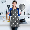 Yin Yang Pattern Print Women's Apron-grizzshop