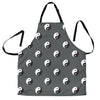 Yin Yang Pattern Print Women's Apron-grizzshop