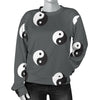 Yin Yang Pattern Print Women's Sweatshirt-grizzshop