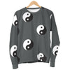 Yin Yang Pattern Print Women's Sweatshirt-grizzshop