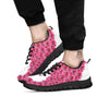 Yin Yang Pink Flowers Print Black Sneaker-grizzshop