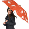 Yin Yang Print Pattern Automatic Foldable Umbrella-grizzshop