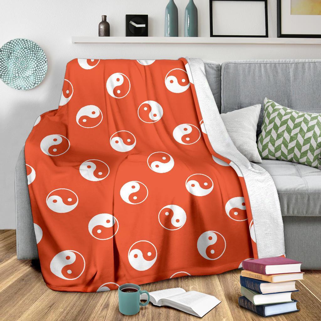 Yin Yang Print Pattern Blanket-grizzshop