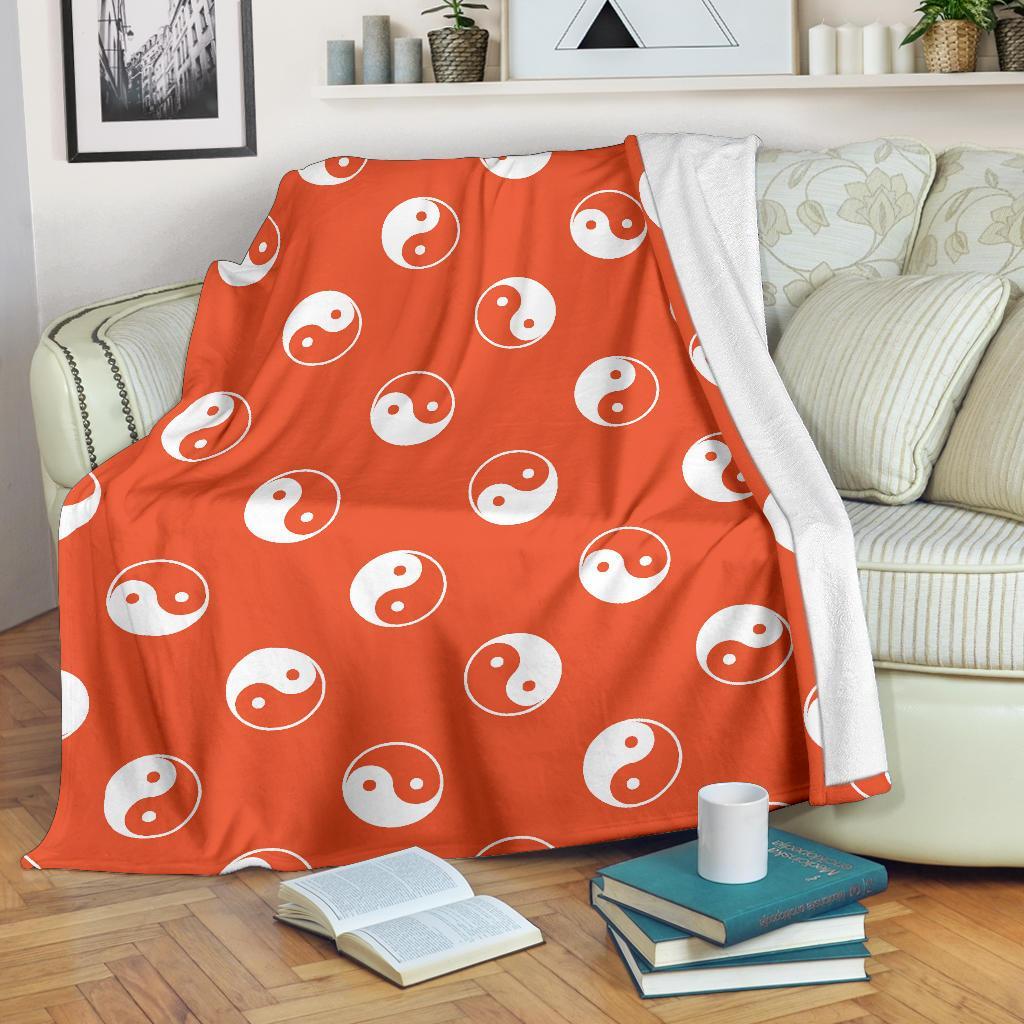 Yin Yang Print Pattern Blanket-grizzshop