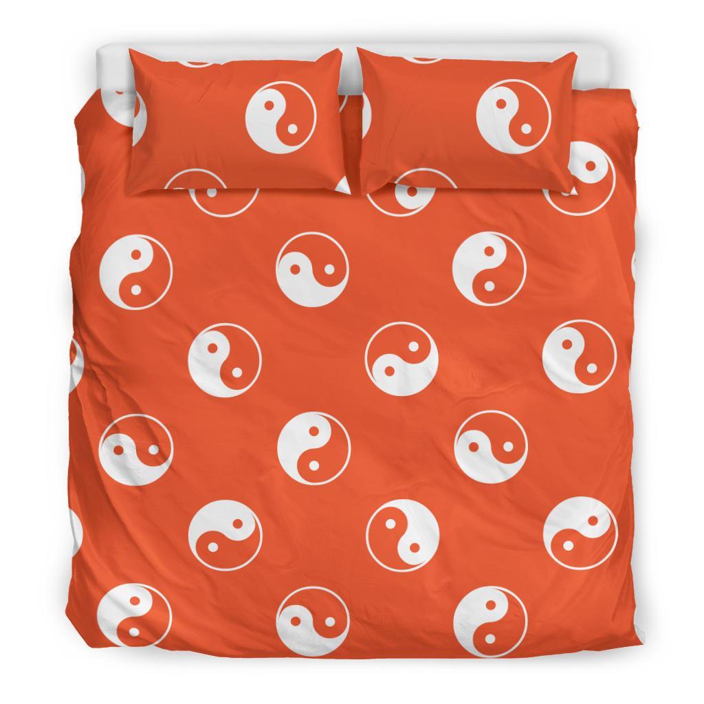 Yin Yang Print Pattern Duvet Cover Bedding Set-grizzshop