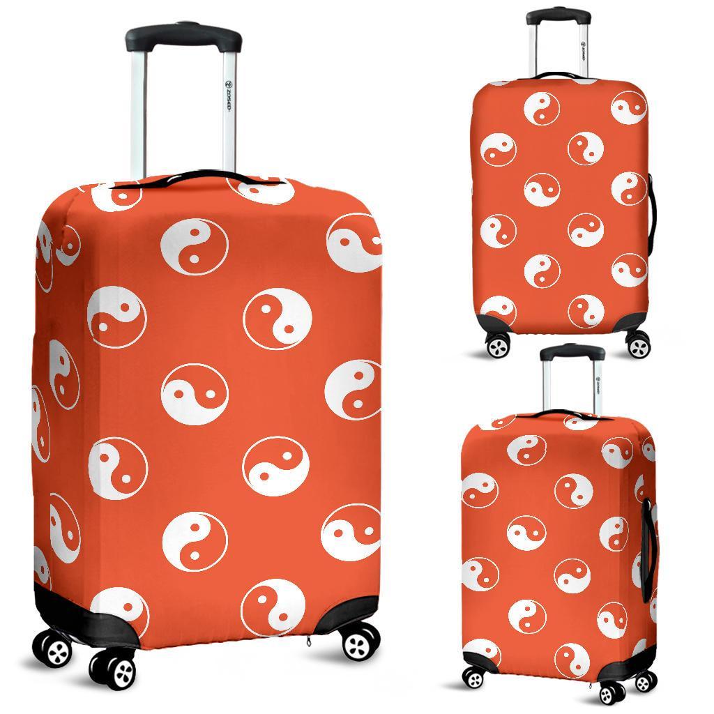 Yin Yang Print Pattern Luggage Cover Protector-grizzshop