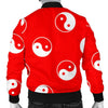 Yin Yang Print Pattern Men's Bomber Jacket-grizzshop