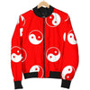 Yin Yang Print Pattern Men's Bomber Jacket-grizzshop