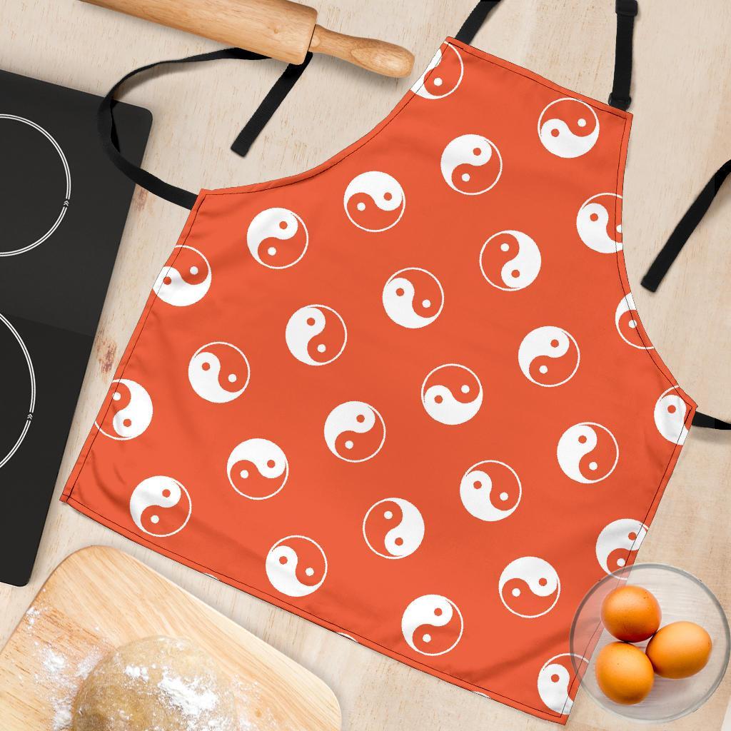 Yin Yang Print Pattern Women's Apron-grizzshop