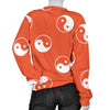 Yin Yang Print Pattern Women's Sweatshirt-grizzshop