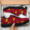Yin Yang Red Pattern Print Sneaker Shoes For Men Women-grizzshop