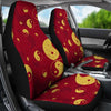 Yin Yang Red Pattern Print Universal Fit Car Seat Covers-grizzshop