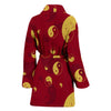 Yin Yang Red Pattern Print Women Long Robe-grizzshop