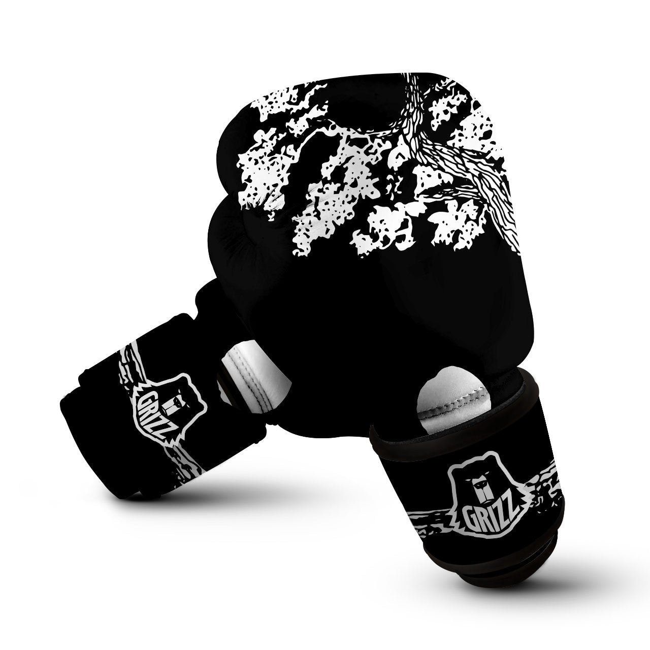 Yin Yang Roots Print Boxing Gloves-grizzshop