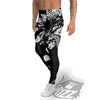 Yin Yang Roots Print Men's Leggings-grizzshop