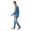 Yin Yang Space And Sky Print Men's Pajamas-grizzshop