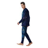 Yin Yang Space Print Men's Pajamas-grizzshop